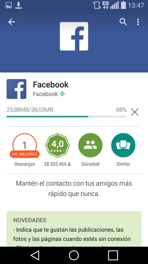 Espere a que el proceso de instalación finalice