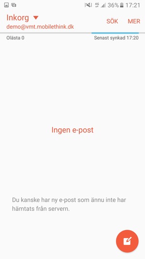 Ditt konto är redo att användas