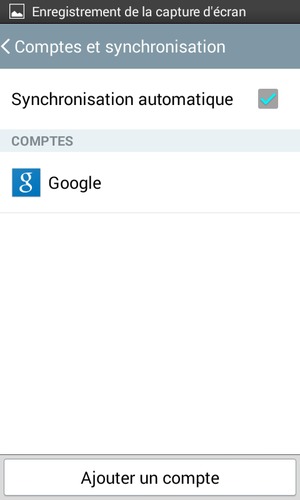 Sélectionnez Google