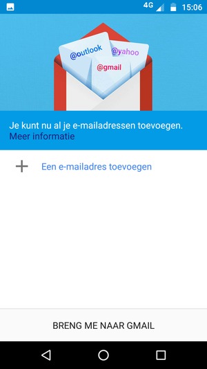 Selecteer Een e-mailadres toevegen