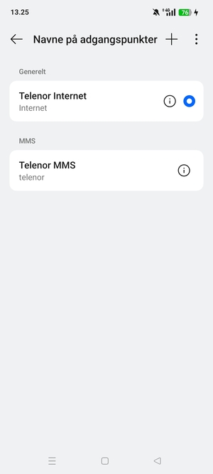 Vælg Menu-knappen