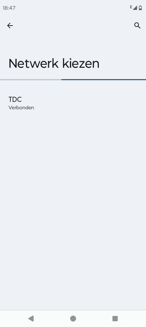 Wacht tot de zoekopdracht beëindigd is