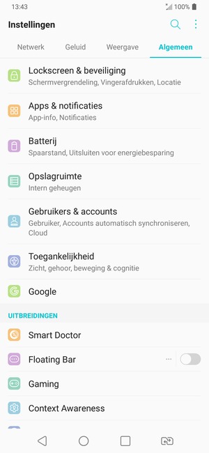 Selecteer Lockscreen & beveiliging