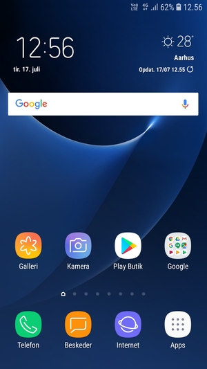Vælg Apps