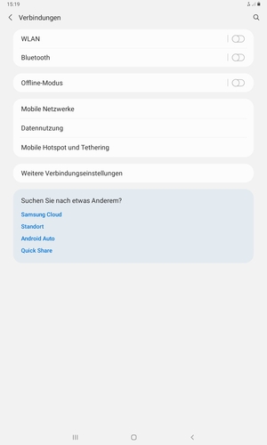 Wählen Sie Mobile Netzwerke