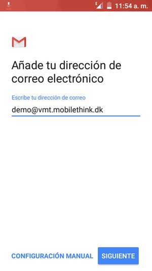 Introduzca su dirección de correo electrónico. Seleccione SIGUIENTE