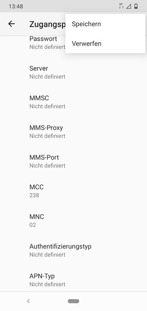 Wählen Sie Speichern