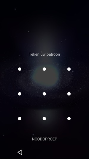 Uw telefoon is nu beveiligd met een schermvergrendeling