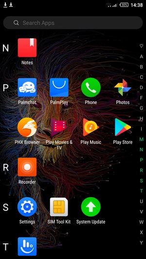 Scroll to and select Settings