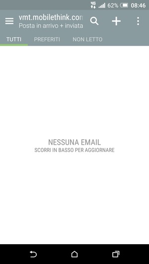 Il tuo account è pronto per l'uso