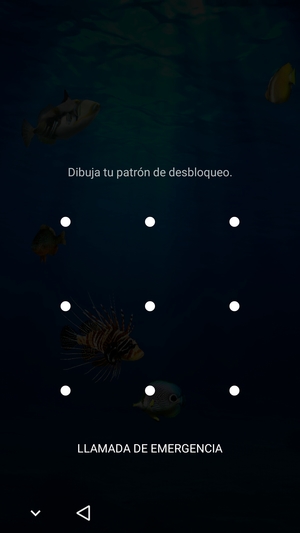 El teléfono ha sido asegurado con un bloqueo de pantalla