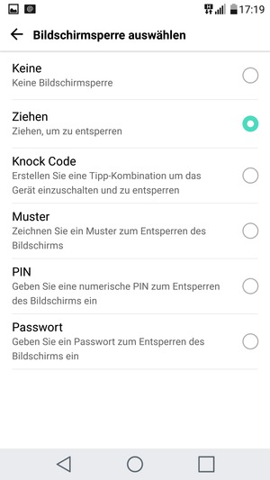 Wählen Sie Muster