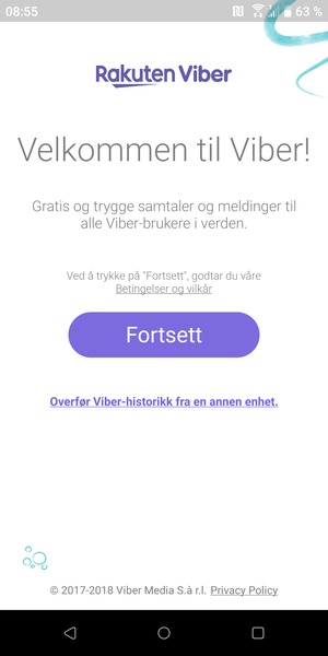 Applikasjonen er klar til bruk