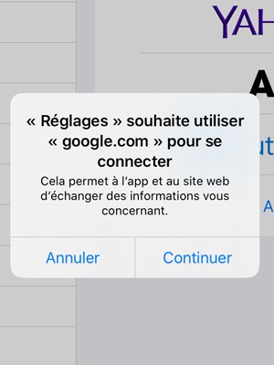 Sélectionnez Continuer