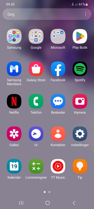 Vælg Indstillinger