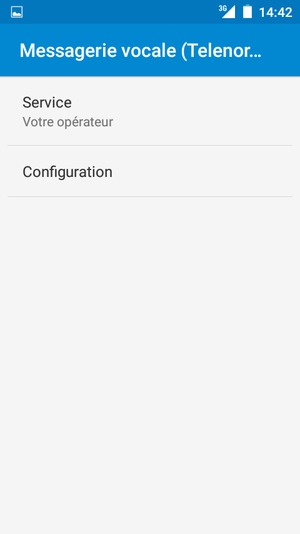 Sélectionnez Configuration