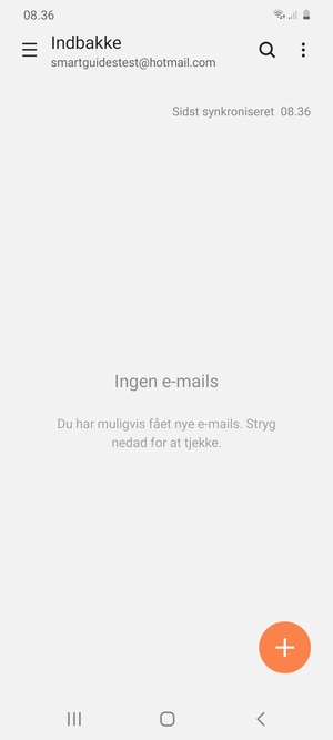 Din Hotmail er klar til brug