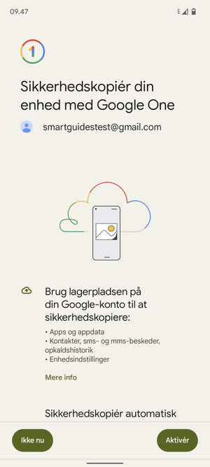 Vælg Aktivér