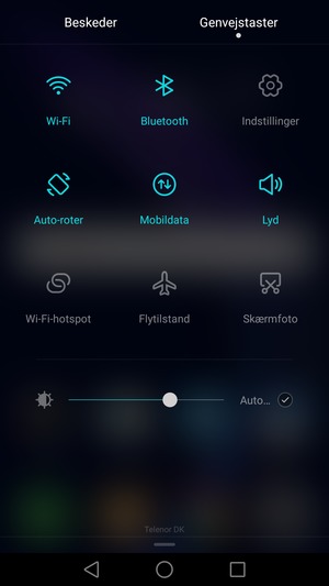 Slå Wi-Fi og Bluetooth fra