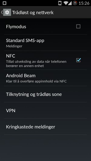 Velg Tilknytning og trådløs sone