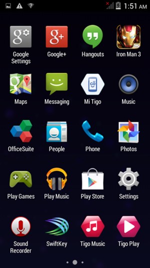 Scroll to and select Play Store