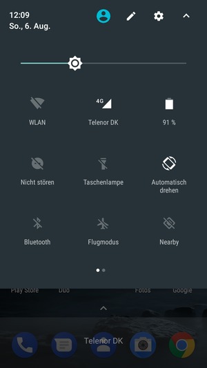 Wählen Sie die Einstellungen-Taste