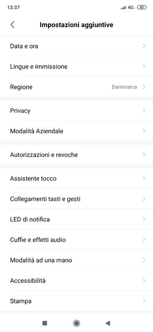 Seleziona Privacy