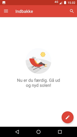Din konto er klar til brug