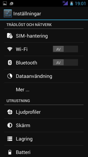Välj Mer...