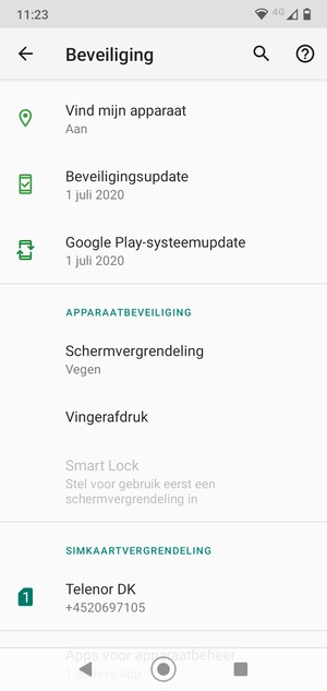 Scroll naar en selecteer Public