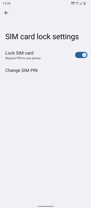 Select Change SIM PIN