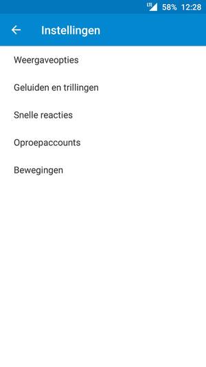 Als u dit scherm ziet, selecteer Oproepaccounts