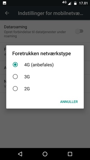 Vælg din foretrukne mulighed