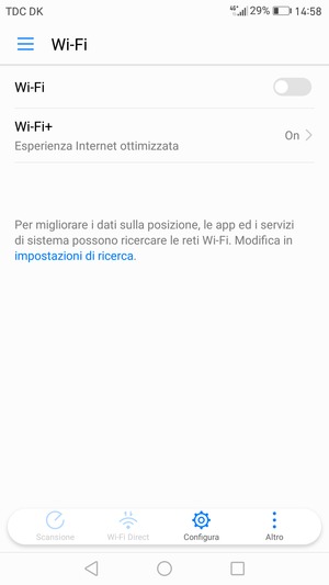 Attiva Wi-Fi