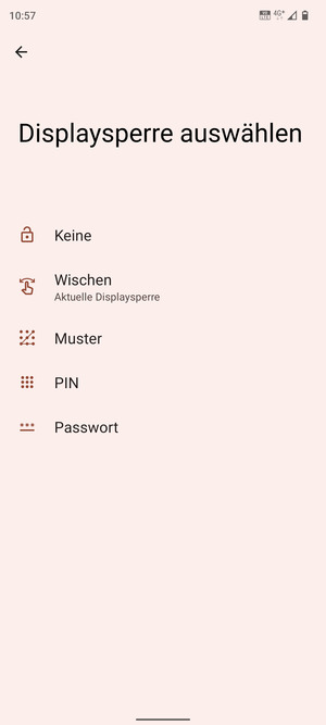 Wählen Sie Muster