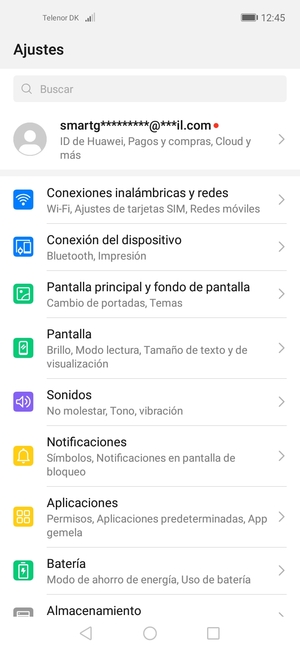 Seleccione Conexiones inalámbricas y redes