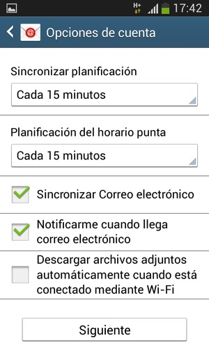 Seleccione Siguiente