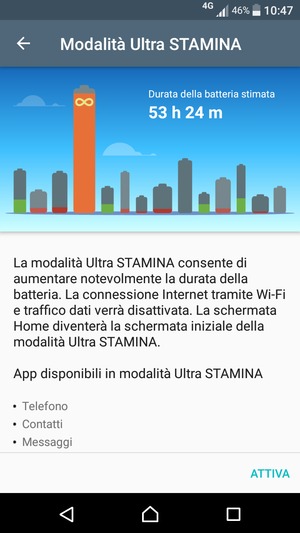 Seleziona ATTIVA