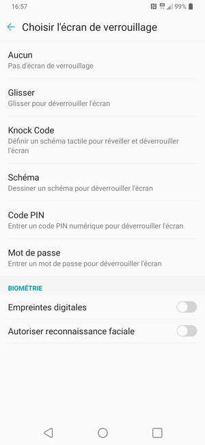 Sélectionnez Schéma