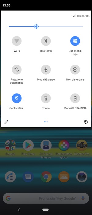 Disattiva Geolocalizz.