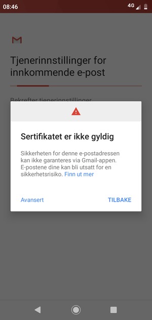 Velg Avansert