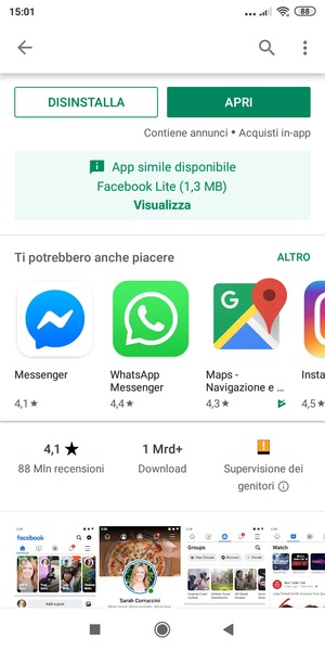 Seleziona APRI