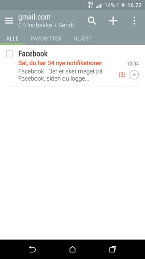 Din Gmail/Hotmail er klar til brug