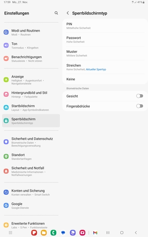 Wählen Sie Muster
