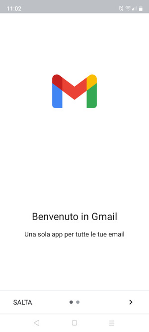 Seleziona AVANTI
