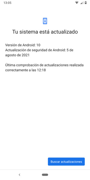 Seleccione Buscar actualizaciones