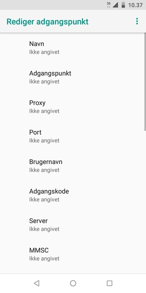 Indtast MMS-oplysninger