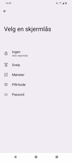 Velg Mønster