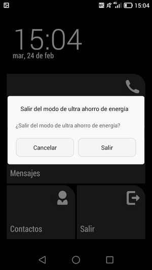 Seleccione Salir