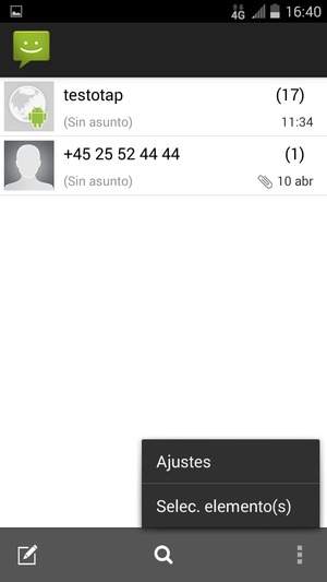 Seleccione Ajustes
